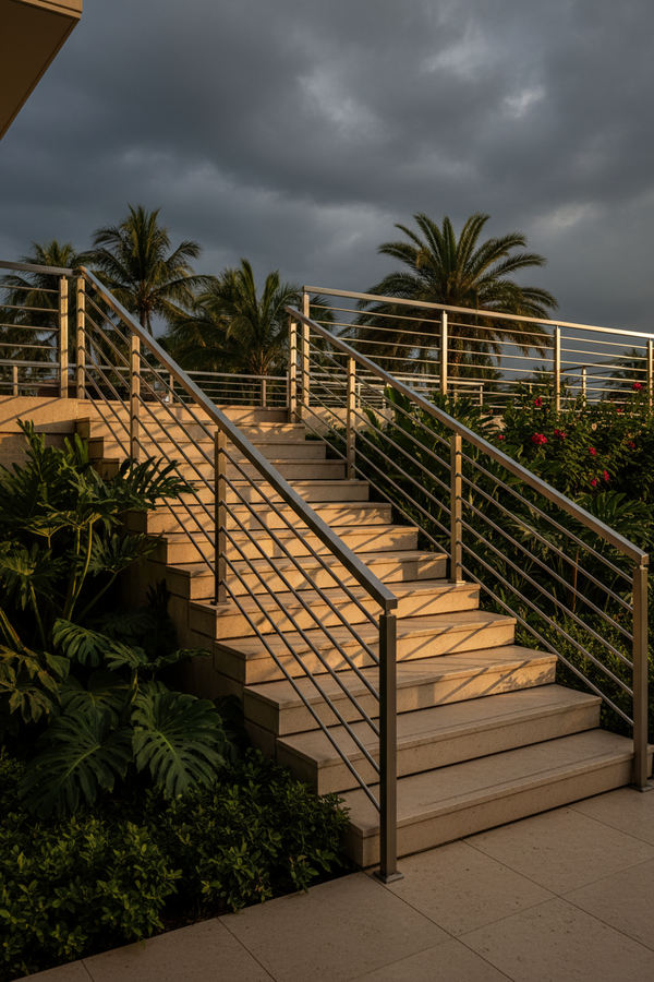 Barandas de Stainless Steel con Varillas